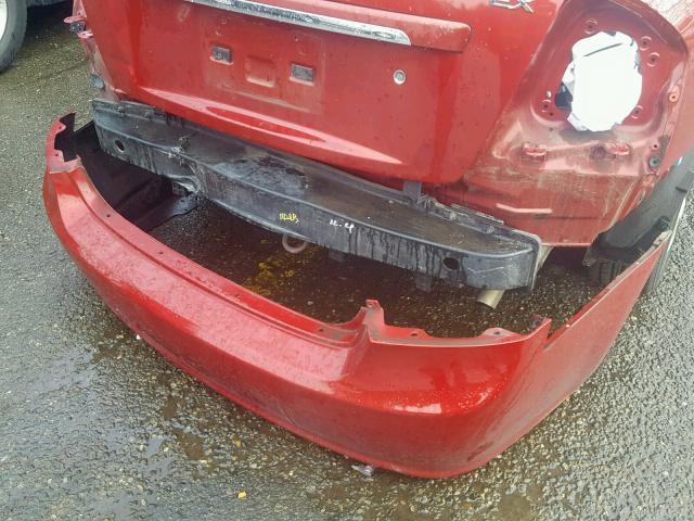 KNAFE122785579435 - 2008 KIA SPECTRA EX RED photo 9