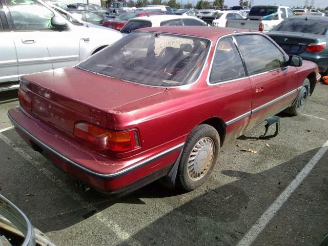 JH4KA3157JC002988 - 1988 ACURA LEGEND L RED photo 4