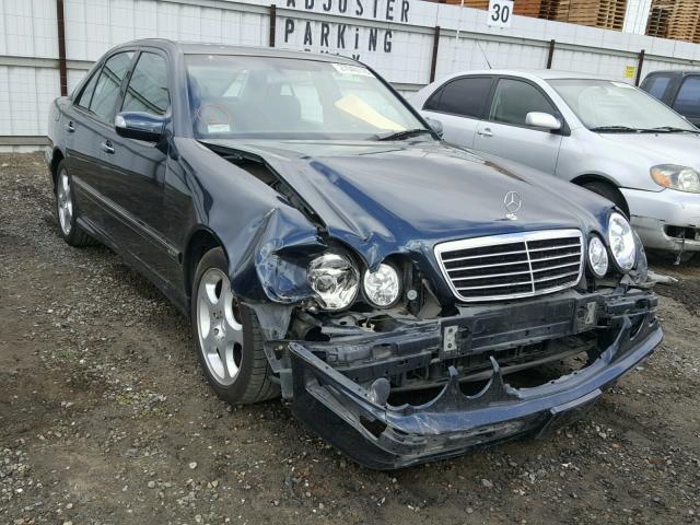 WDBJF70J31B318963 - 2001 MERCEDES-BENZ E 430 BLUE photo 1