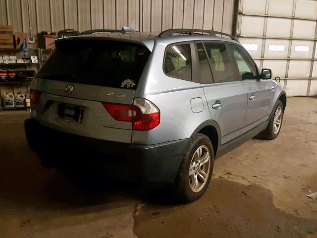 WBXPA934X5WD15171 - 2005 BMW X3 3.0I SILVER photo 4