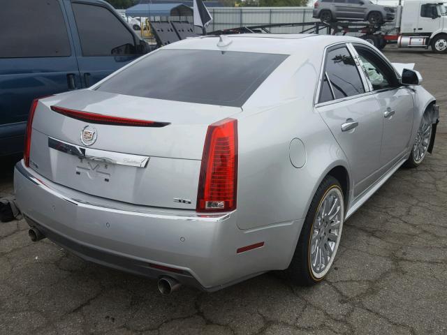 1G6DP5E32D0143523 - 2013 CADILLAC CTS PREMIU SILVER photo 4