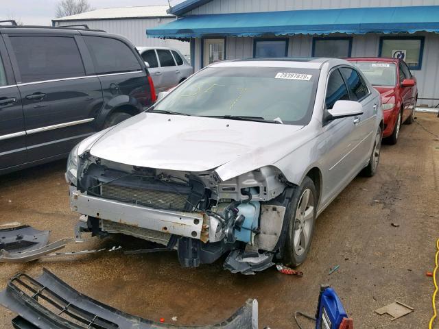 1G1ZC5E01CF311564 - 2012 CHEVROLET MALIBU 1LT ვერცხლისფერი ფოტო 2