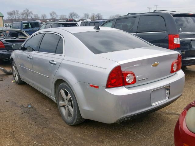 1G1ZC5E01CF311564 - 2012 CHEVROLET MALIBU 1LT ვერცხლისფერი ფოტო 3