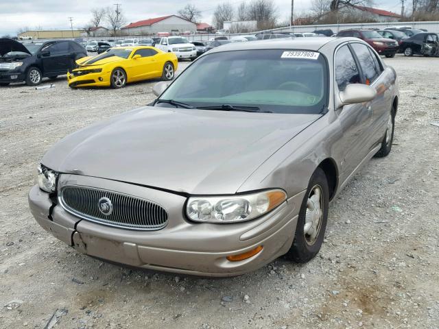 1G4HP54K4YU305265 - 2000 BUICK LESABRE CU BROWN photo 2