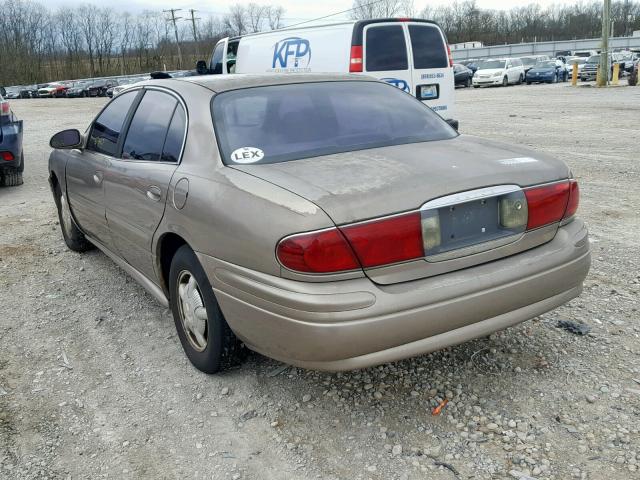 1G4HP54K4YU305265 - 2000 BUICK LESABRE CU BROWN photo 3