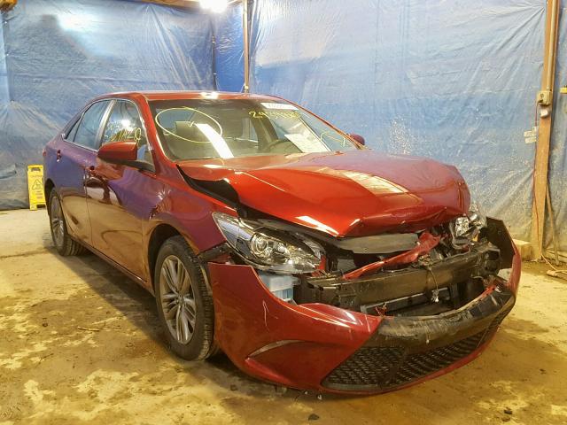 4T1BF1FK5GU606995 - 2016 TOYOTA CAMRY LE RED photo 1