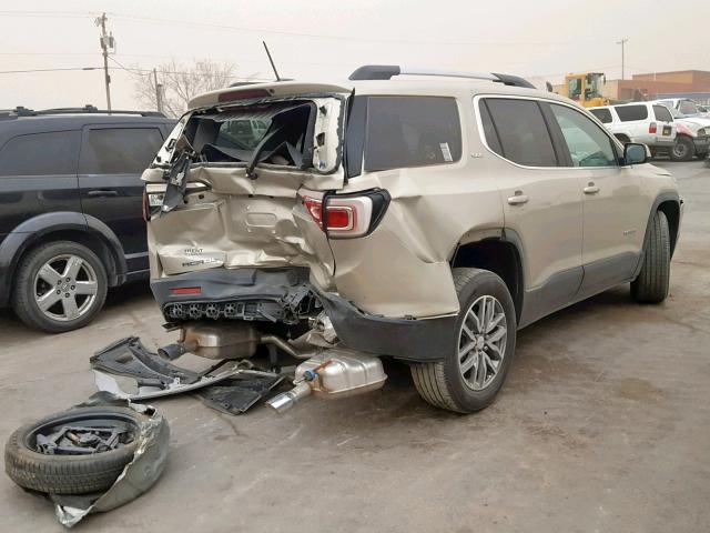 1GKKNLLS8HZ166920 - 2017 GMC ACADIA SLE TAN photo 4