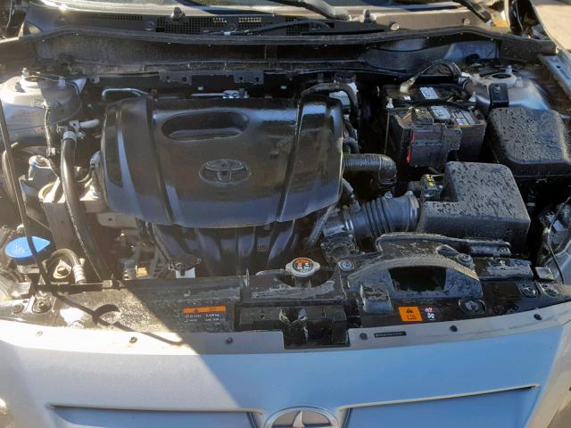 3MYDLBZV0GY121311 - 2016 TOYOTA SCION IA SILVER photo 7