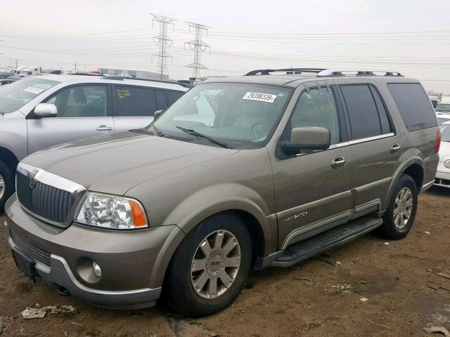 5LMFU28R14LJ39077 - 2004 LINCOLN NAVIGATOR TAN photo 2