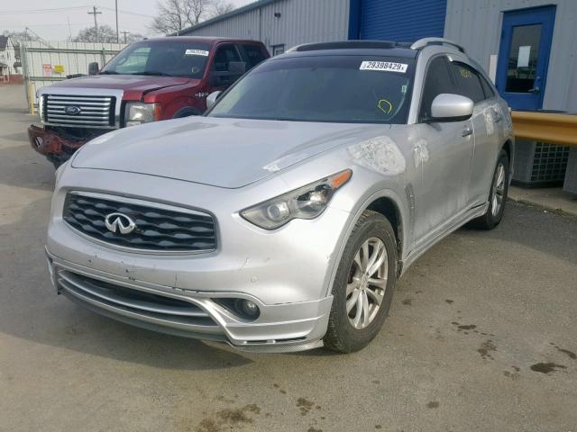 JN8AS1MW8AM856373 - 2010 INFINITI FX35 SILVER photo 2