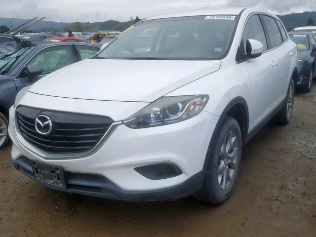 JM3TB2BV7F0452538 - 2015 MAZDA CX-9 SPORT WHITE photo 2