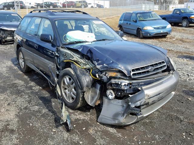 4S3BH6652Y7633030 - 2000 SUBARU LEGACY OUT BLUE photo 1