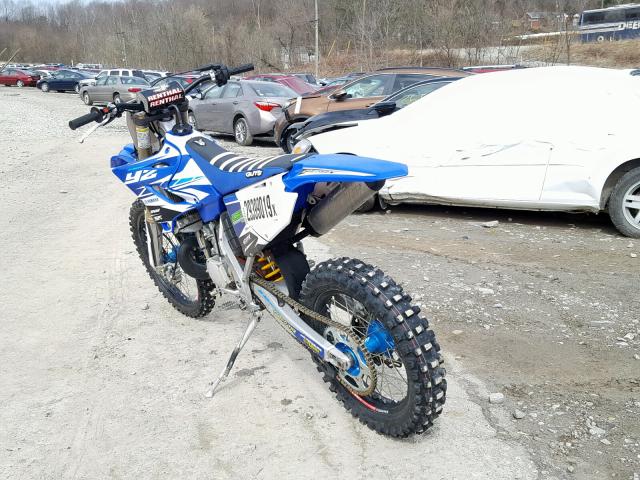 JYACG38C1HA002818 - 2017 YAMAHA YZ250 X BLUE photo 3