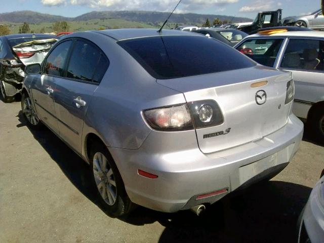 JM1BK324871712751 - 2007 MAZDA 3 S SILVER photo 3