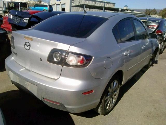 JM1BK324871712751 - 2007 MAZDA 3 S SILVER photo 4