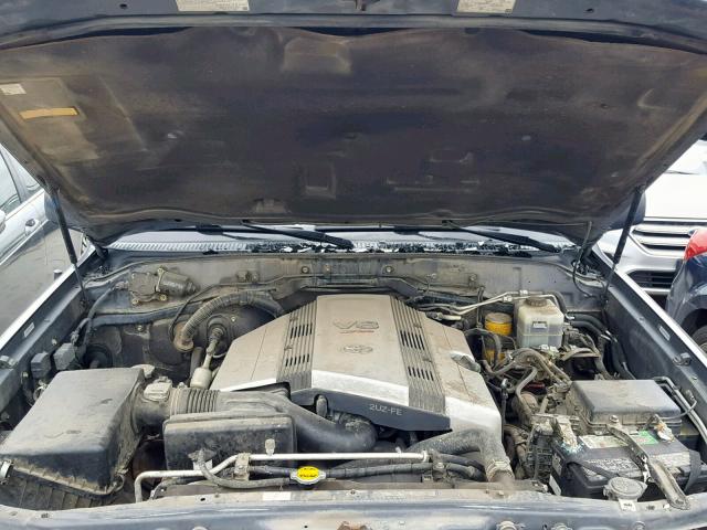 JTEHT05J952079994 - 2005 TOYOTA LAND CRUIS GRAY photo 7