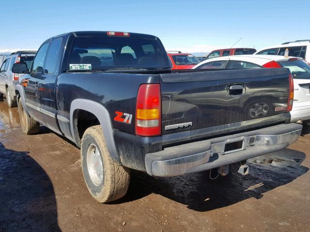 1GTEK19T5YE198348 - 2000 GMC NEW SIERRA BLACK photo 3