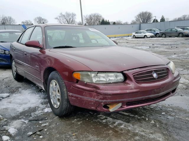 2G4WB55KX11275338 - 2001 BUICK REGAL LS MAROON photo 1