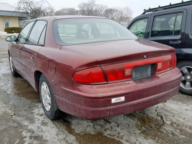 2G4WB55KX11275338 - 2001 BUICK REGAL LS MAROON photo 3