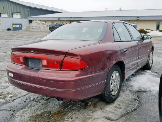 2G4WB55KX11275338 - 2001 BUICK REGAL LS MAROON photo 4