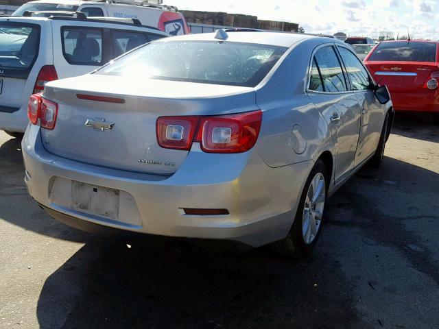 1G11H5SL1EF209455 - 2014 CHEVROLET MALIBU LTZ 银色 照片 4