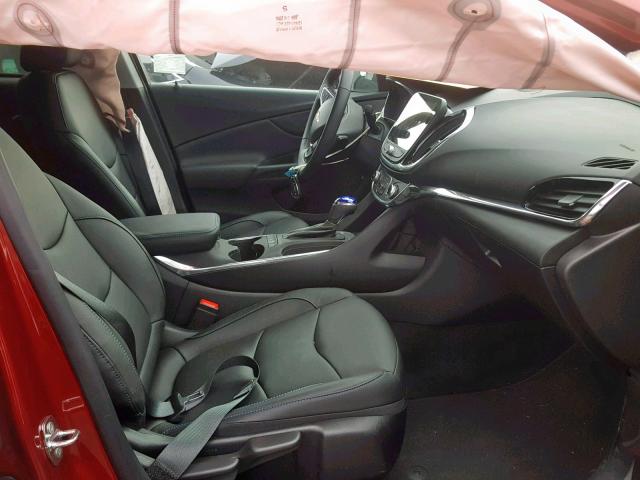 1G1RD6S54JU154947 - 2018 CHEVROLET VOLT PREMI RED photo 5