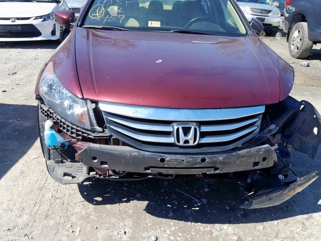 1HGCP2F82CA152153 - 2012 HONDA ACCORD EXL BURGUNDY photo 9