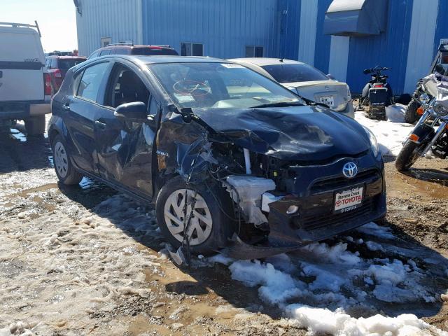 JTDKDTB36G1128043 - 2016 TOYOTA PRIUS C BLACK photo 1