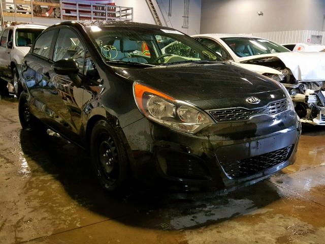 KNADM5A30E6338155 - 2014 KIA RIO LX BLACK photo 1