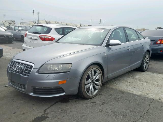 WAUGN94F77N080524 - 2007 AUDI S6 QUATTRO SILVER photo 2