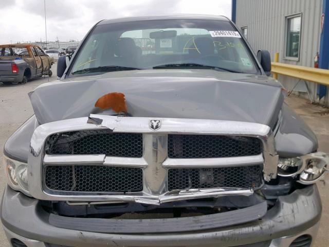 1D7HA18N35S357986 - 2005 DODGE RAM 1500 S GRAY photo 7