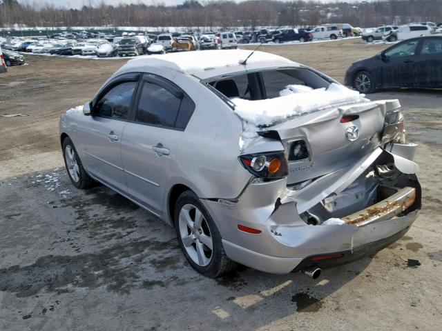 JM1BK323551247642 - 2005 MAZDA 3 S SILVER photo 3