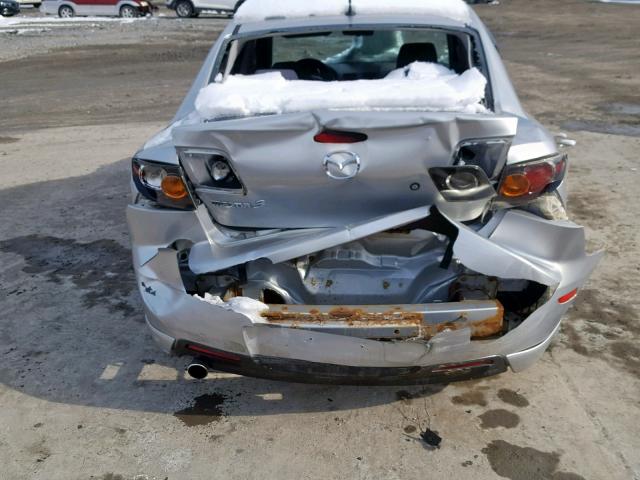 JM1BK323551247642 - 2005 MAZDA 3 S SILVER photo 9