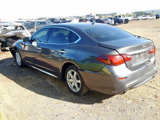 JN1BY1PP4FM600177 - 2015 INFINITI Q70L 3.7 GRAY photo 3