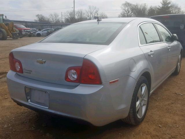 1G1ZB5EB0A4141615 - 2010 CHEVROLET MALIBU LS SILVER photo 4