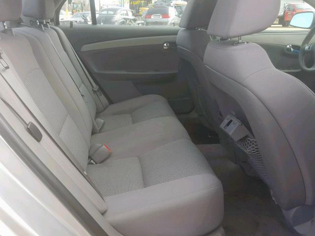 1G1ZB5EB0A4141615 - 2010 CHEVROLET MALIBU LS SILVER photo 6