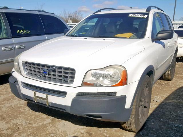 YV1CZ852551179532 - 2005 VOLVO XC90 V8 WHITE photo 2