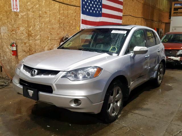 5J8TB18218A015682 - 2008 ACURA RDX SILVER photo 2