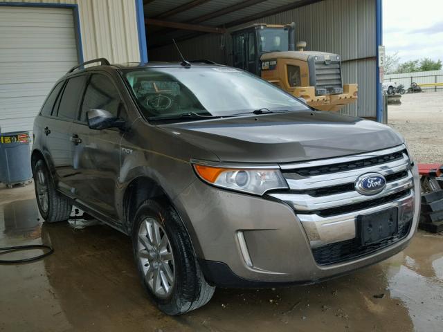 2FMDK3JC8DBB44305 - 2013 FORD EDGE SEL GRAY photo 1