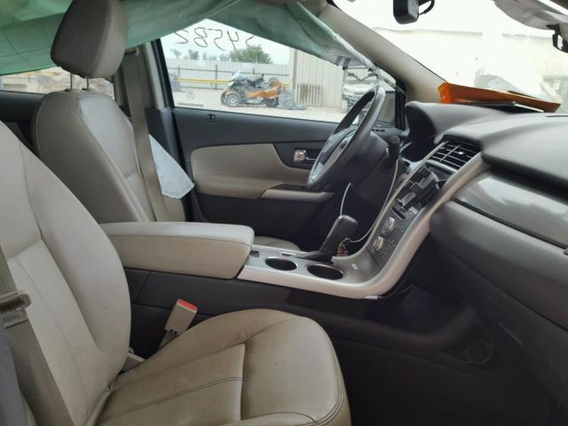 2FMDK3JC8DBB44305 - 2013 FORD EDGE SEL GRAY photo 5