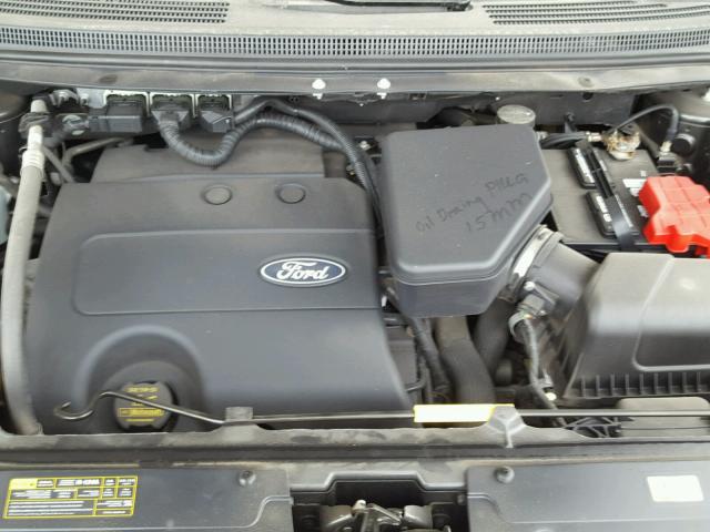 2FMDK3JC8DBB44305 - 2013 FORD EDGE SEL GRAY photo 7