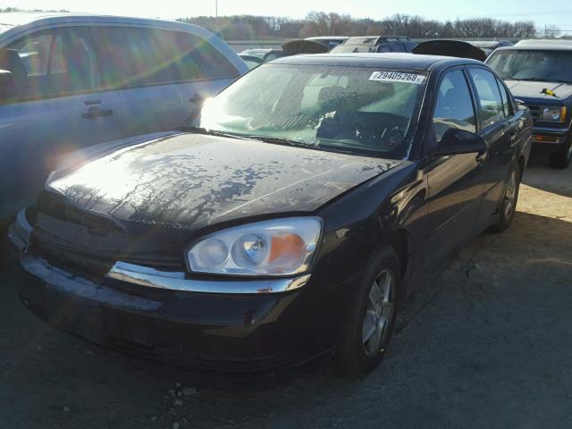 1G1ZT54885F337914 - 2005 CHEVROLET MALIBU LS BLACK photo 2