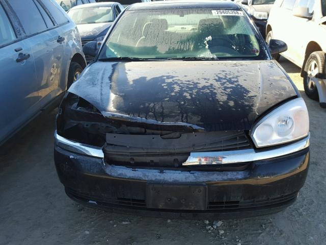 1G1ZT54885F337914 - 2005 CHEVROLET MALIBU LS BLACK photo 7