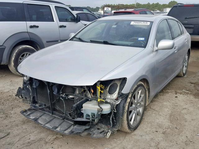 JTHBH96S465030241 - 2006 LEXUS GS 300 SILVER photo 2