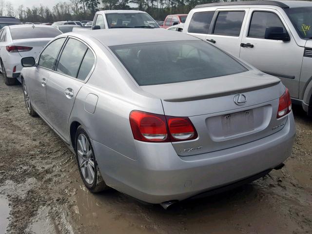 JTHBH96S465030241 - 2006 LEXUS GS 300 SILVER photo 3