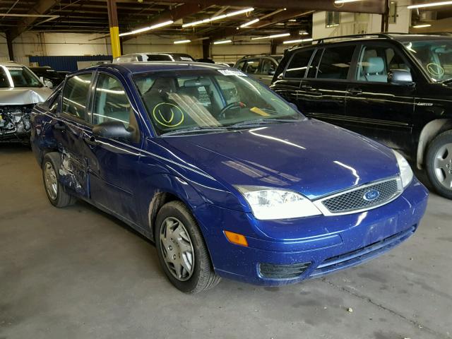 1FAFP34N95W244155 - 2005 FORD FOCUS ZX4 BLUE photo 1