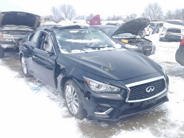 JN1EV7AR3JM442961 - 2018 INFINITI Q50 LUXE BLACK photo 1