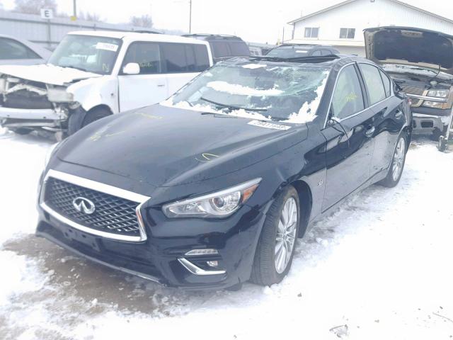 JN1EV7AR3JM442961 - 2018 INFINITI Q50 LUXE BLACK photo 2