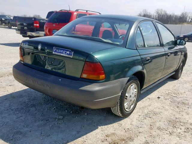 1G8ZG528XTZ103696 - 1996 SATURN SL1 GREEN photo 4