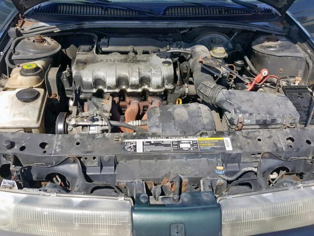 1G8ZG528XTZ103696 - 1996 SATURN SL1 GREEN photo 7